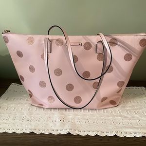 kate spade ♠️ pink tote 👜